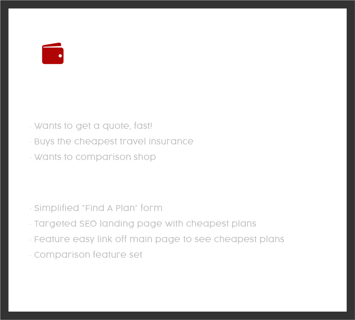 The Cheapskate - user persona